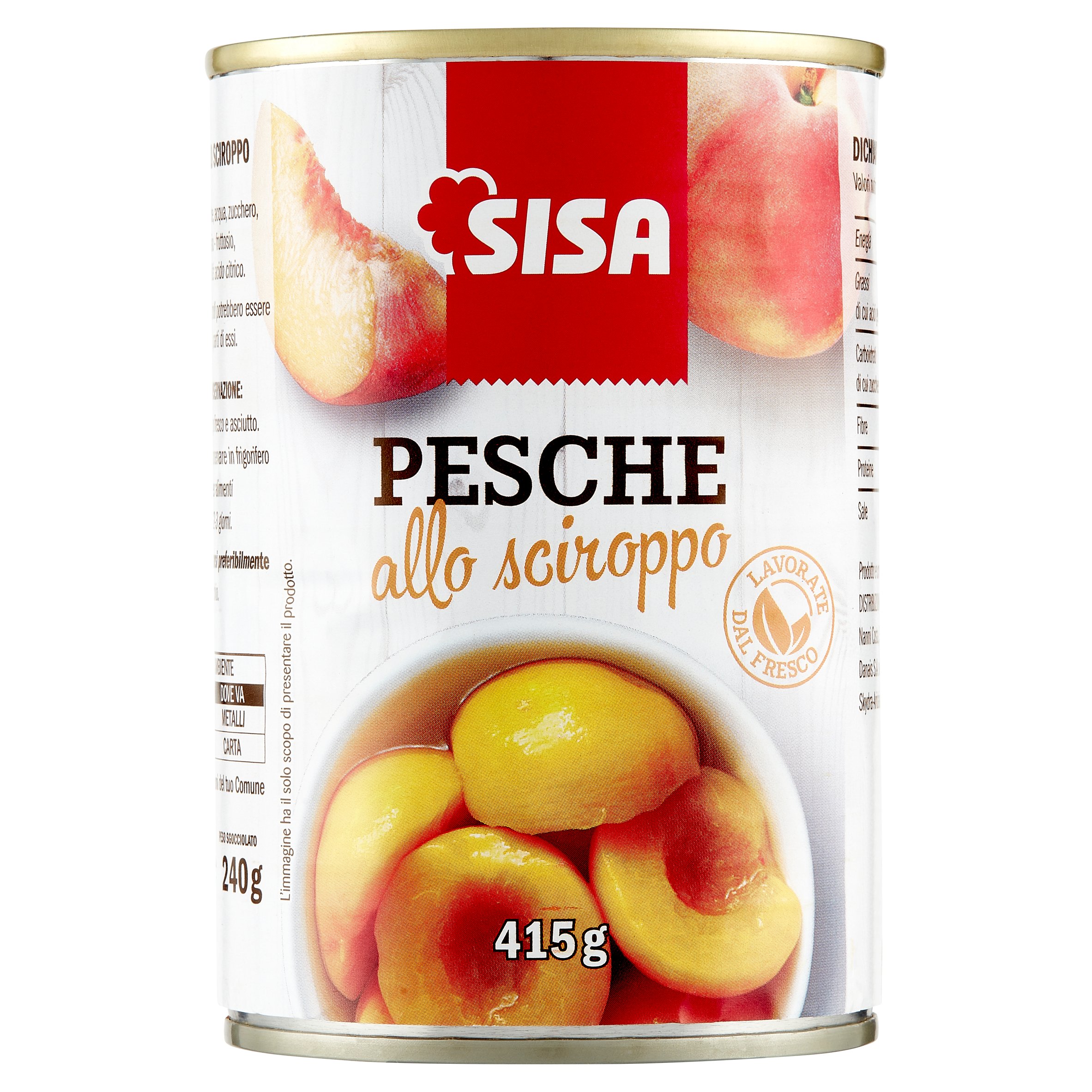 Sisa Pesche allo sciroppo 415 g