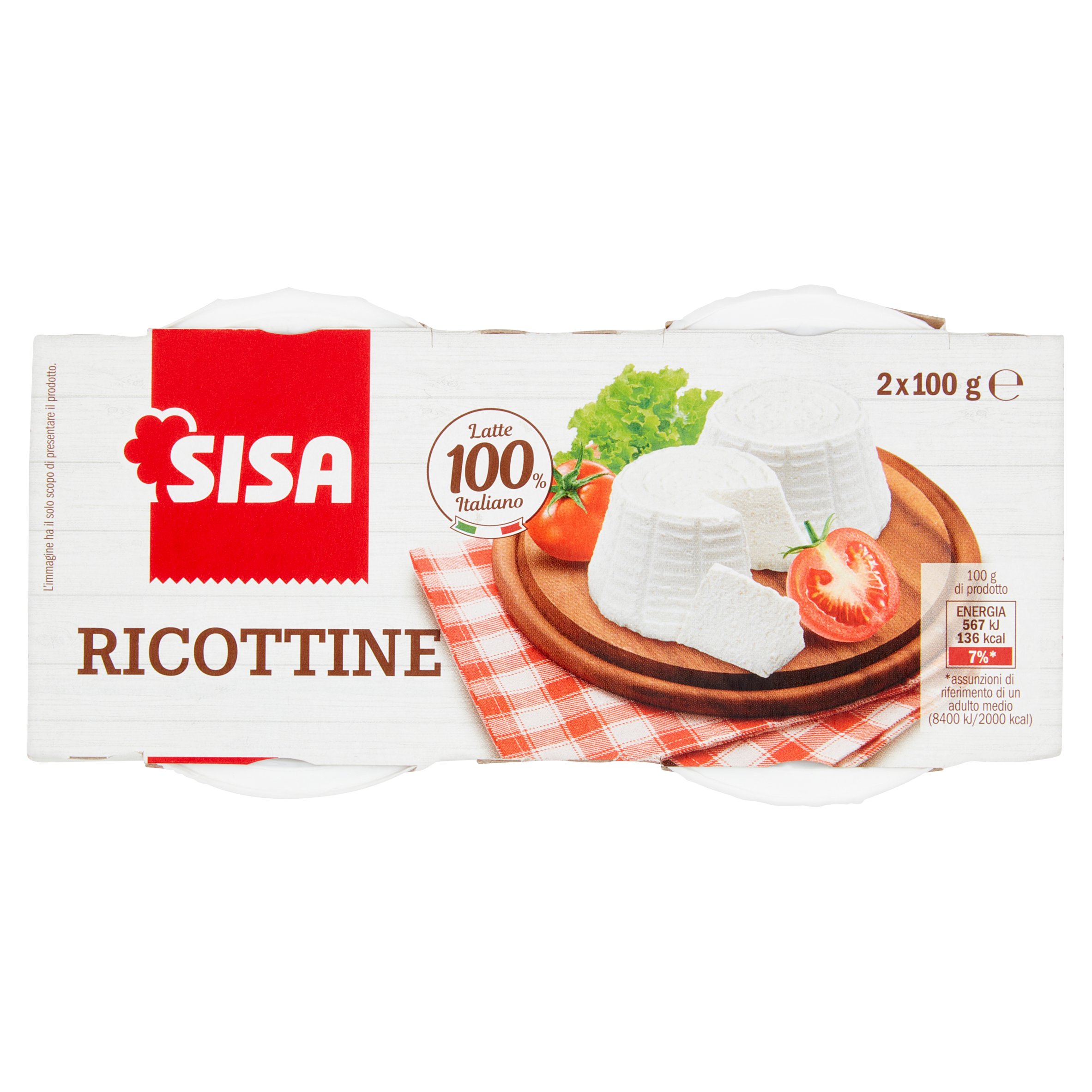 Sisa Ricottine 2 x 100 g