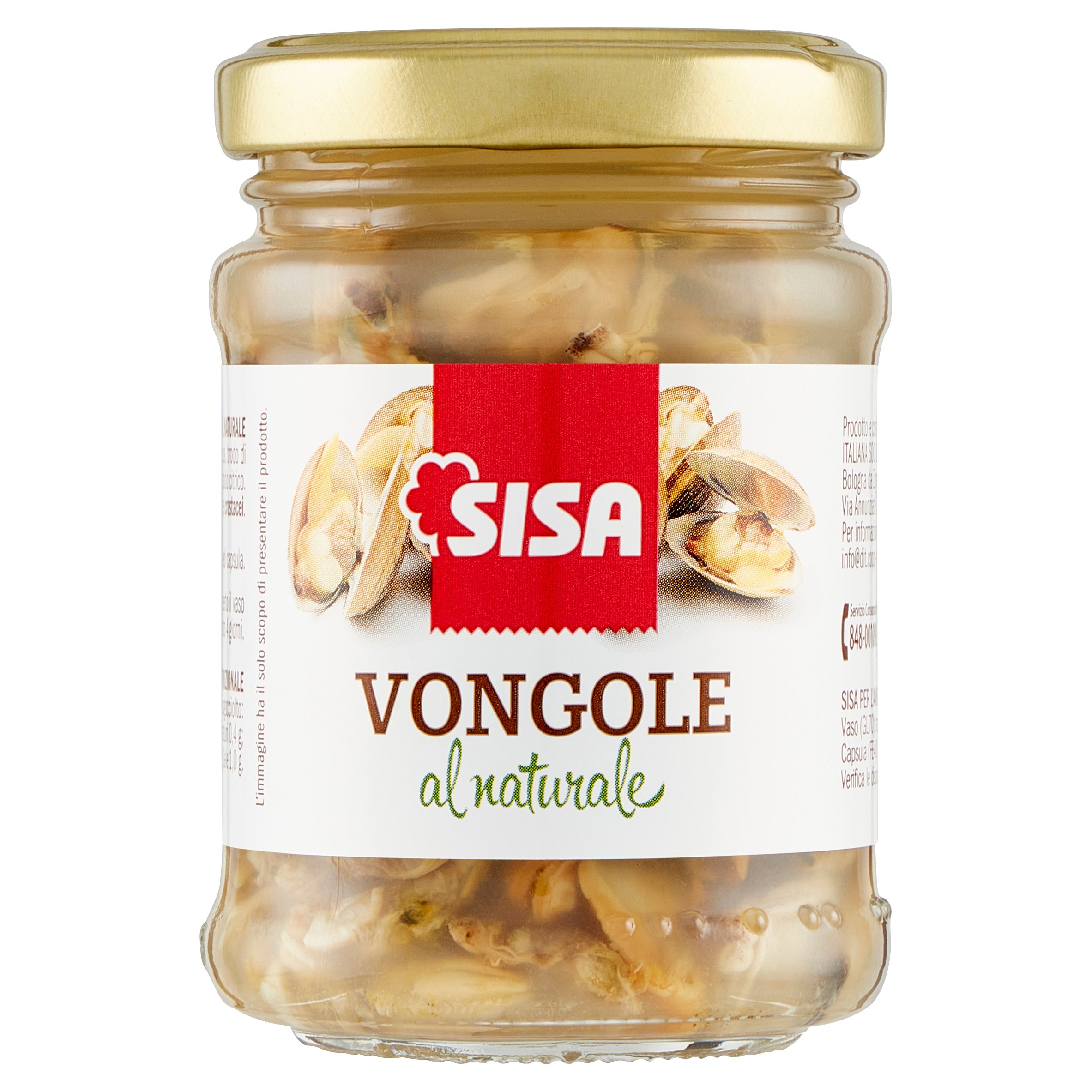 Sisa Vongole al naturale 130 g
