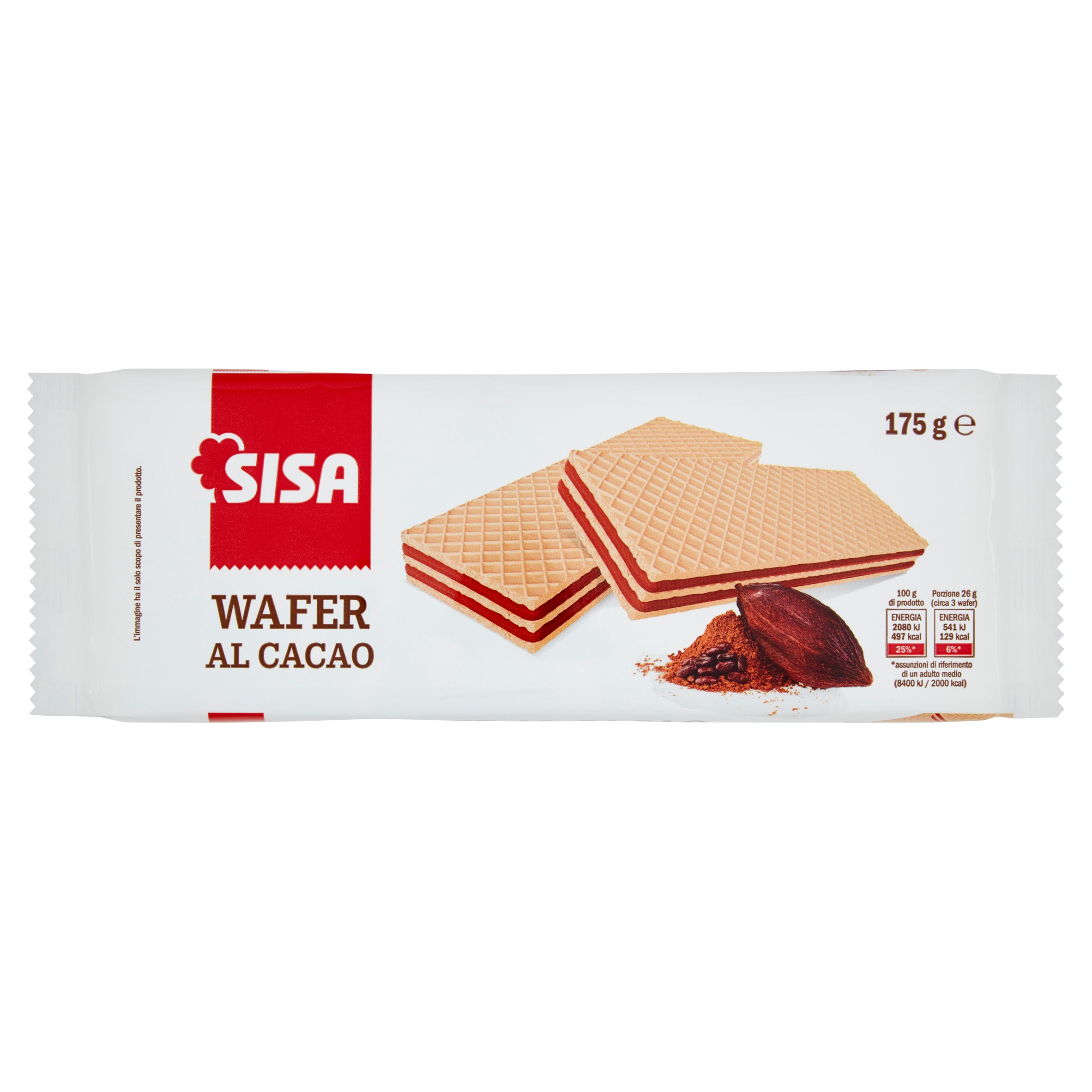 Sisa Wafer al Cacao 175 g