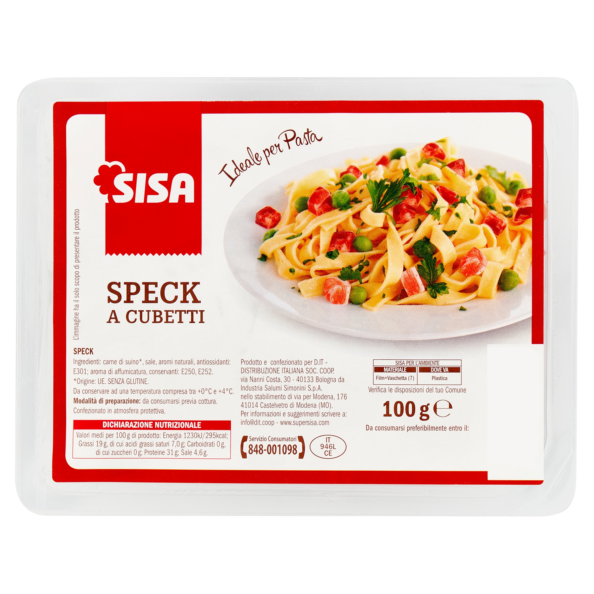 Sisa Speck a Cubetti 100 g
