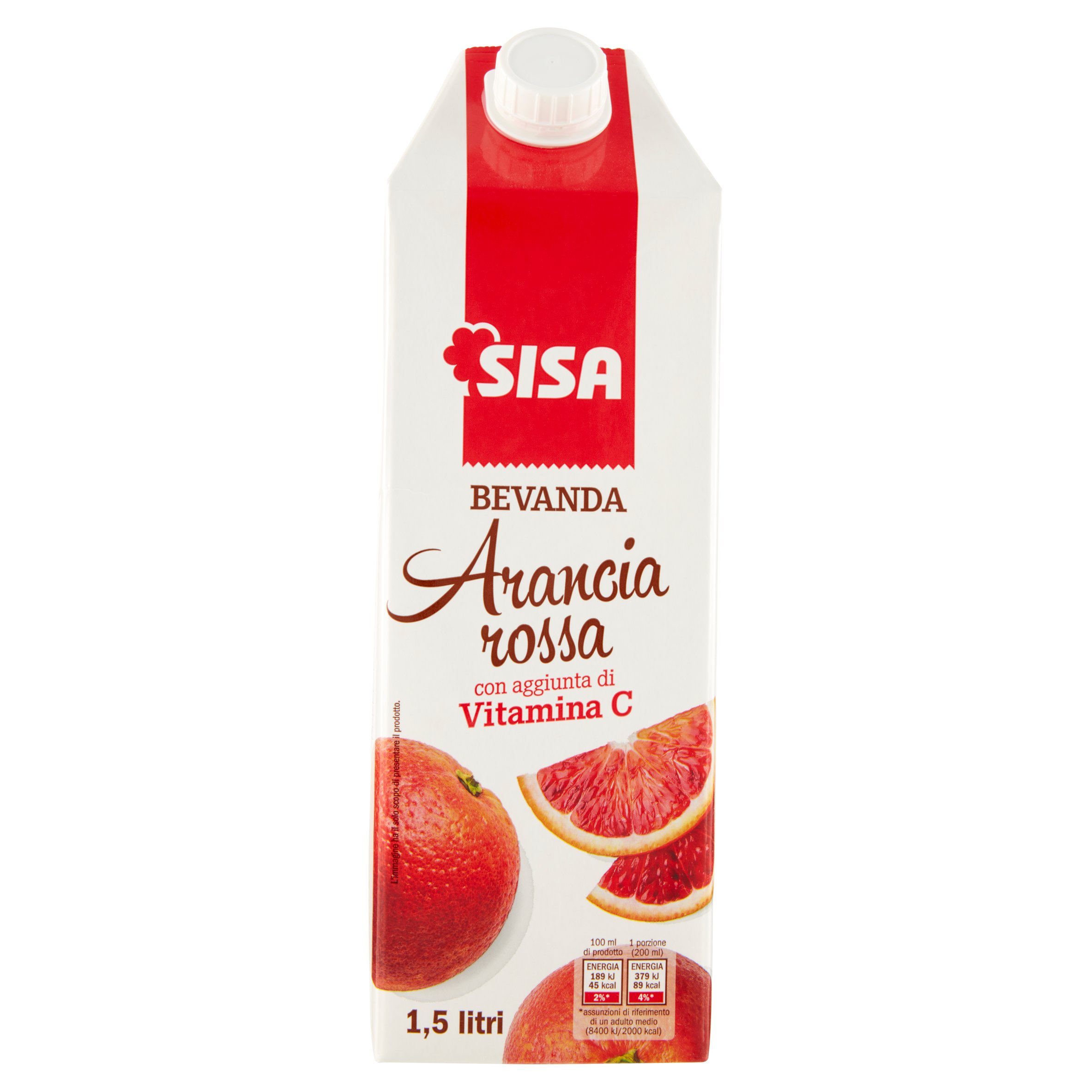 Sisa Bevanda Arancia rossa 1,5 litri