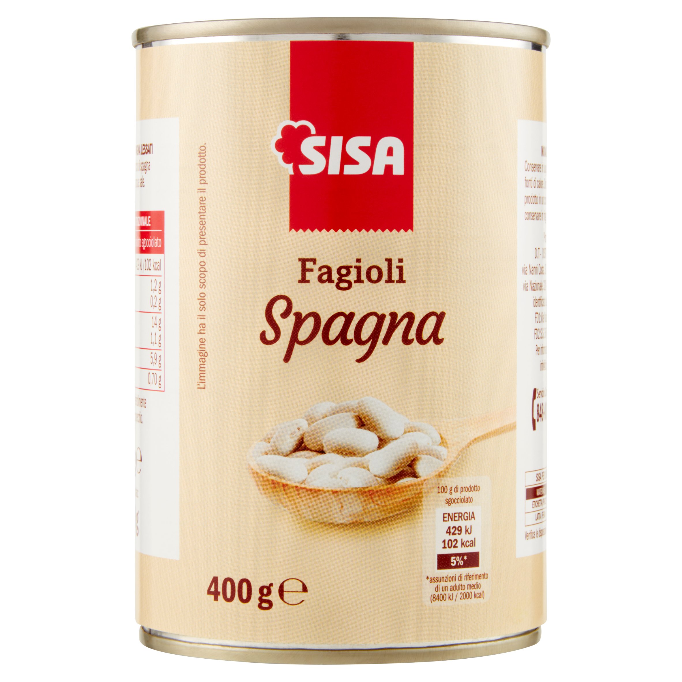 Sisa Fagioli Spagna 400 g