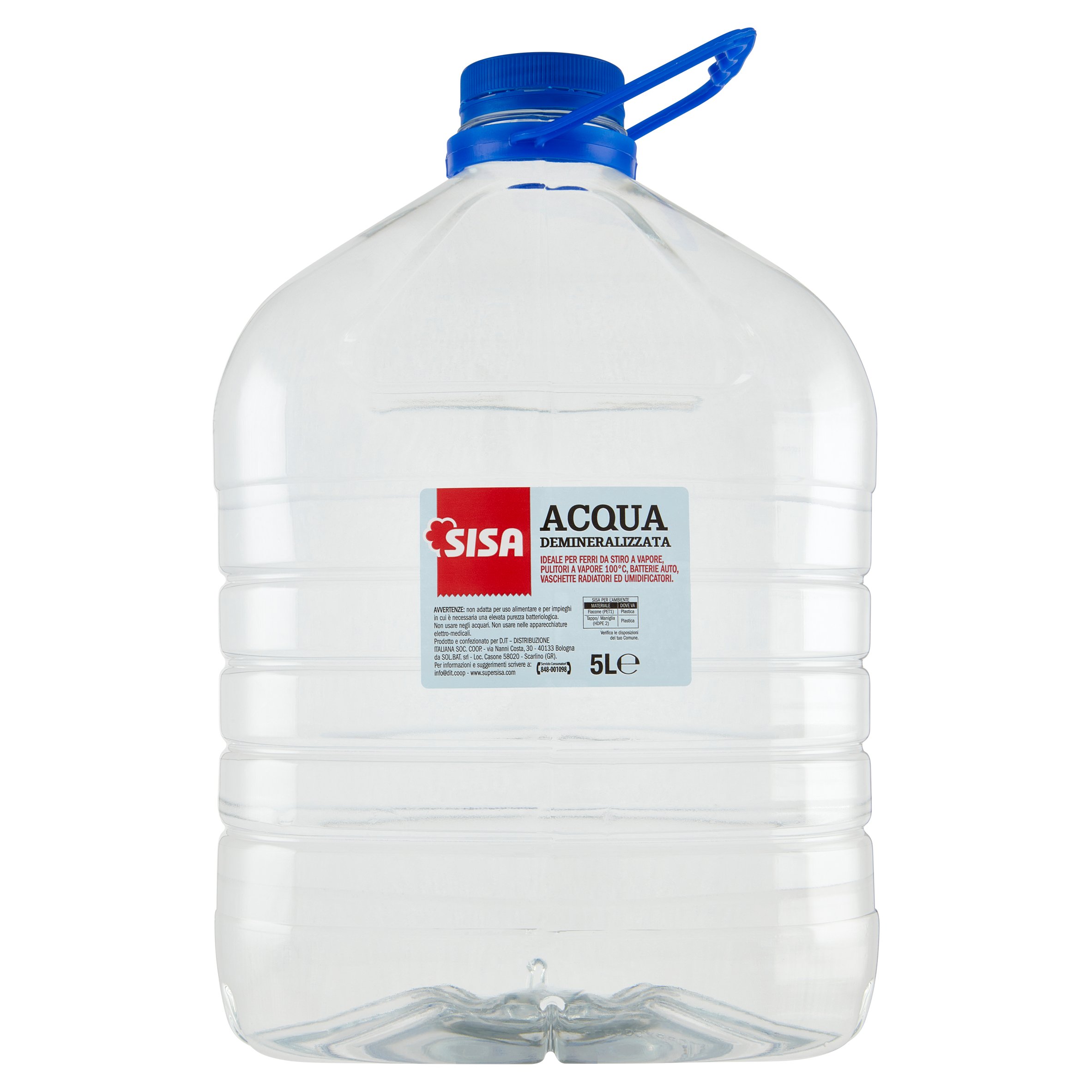 Sisa Acqua Demineralizzata 5 L
