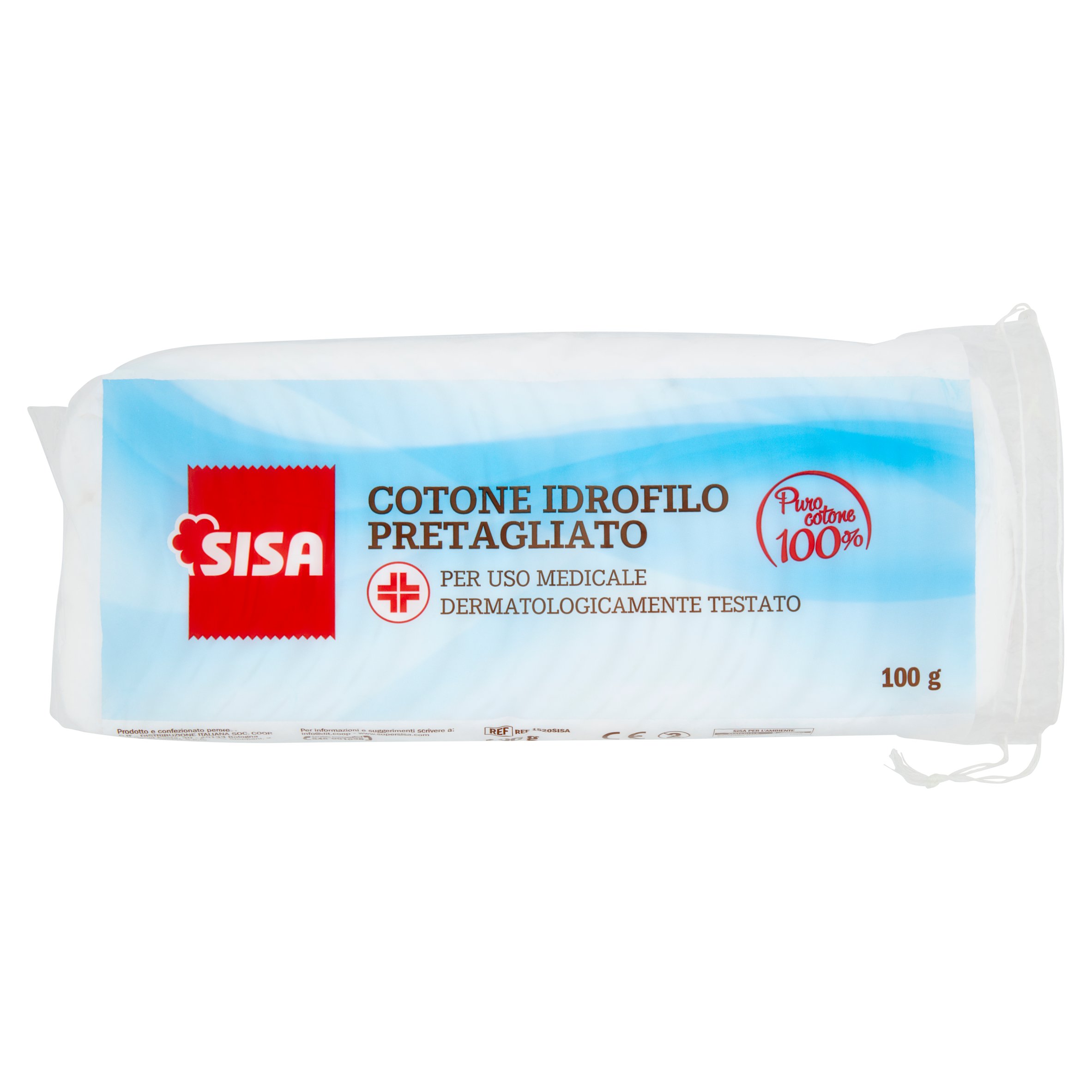 Sisa Cotone Idrofilo Pretagliato 100 g
