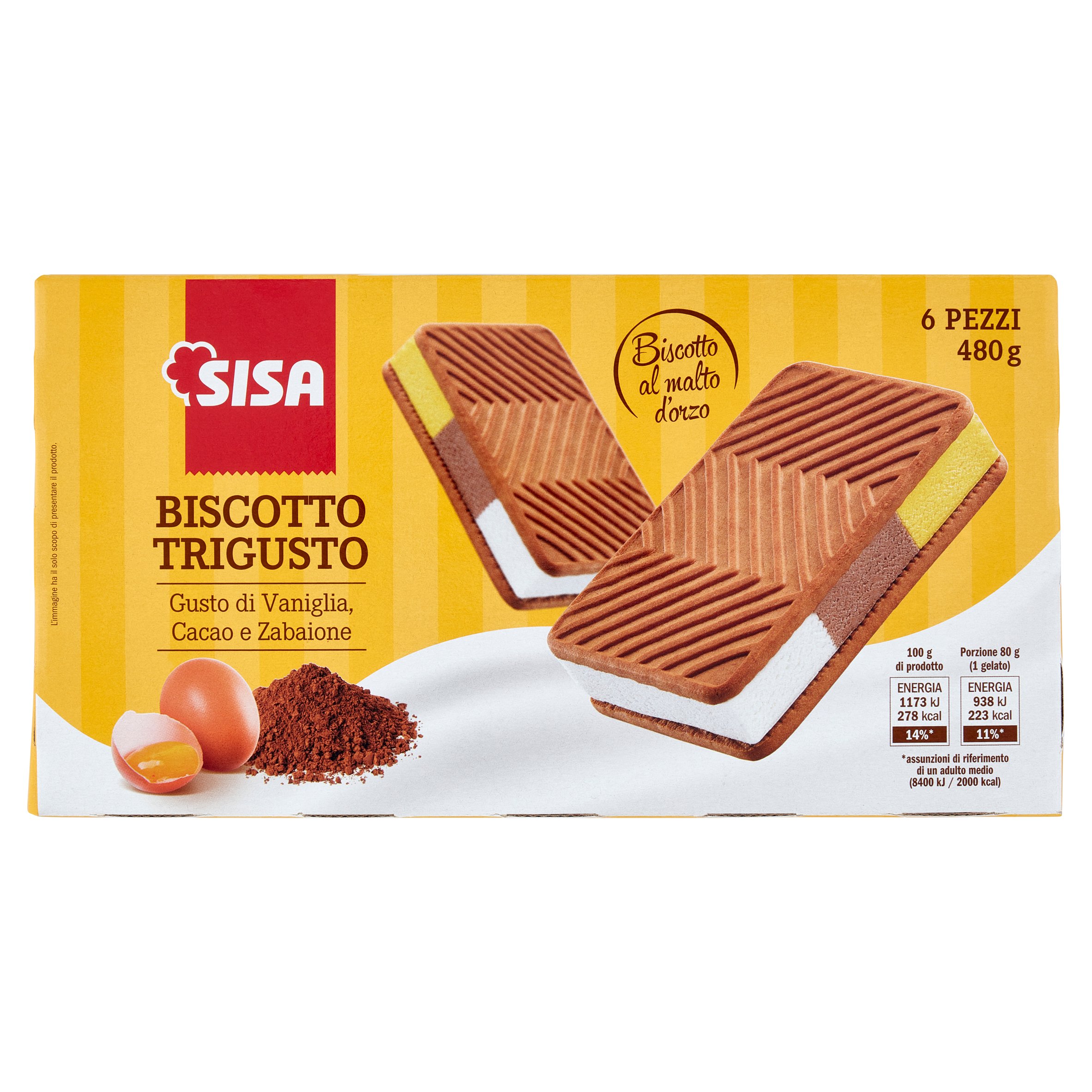 Sisa Biscotto Trigusto 6 x 80 g