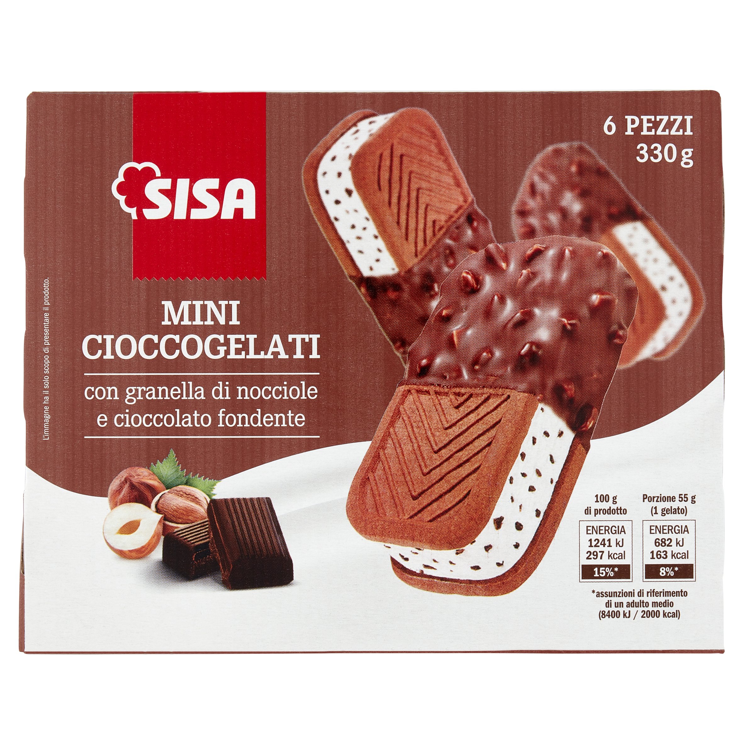 Sisa Mini Cioccogelati 6 x 55 g