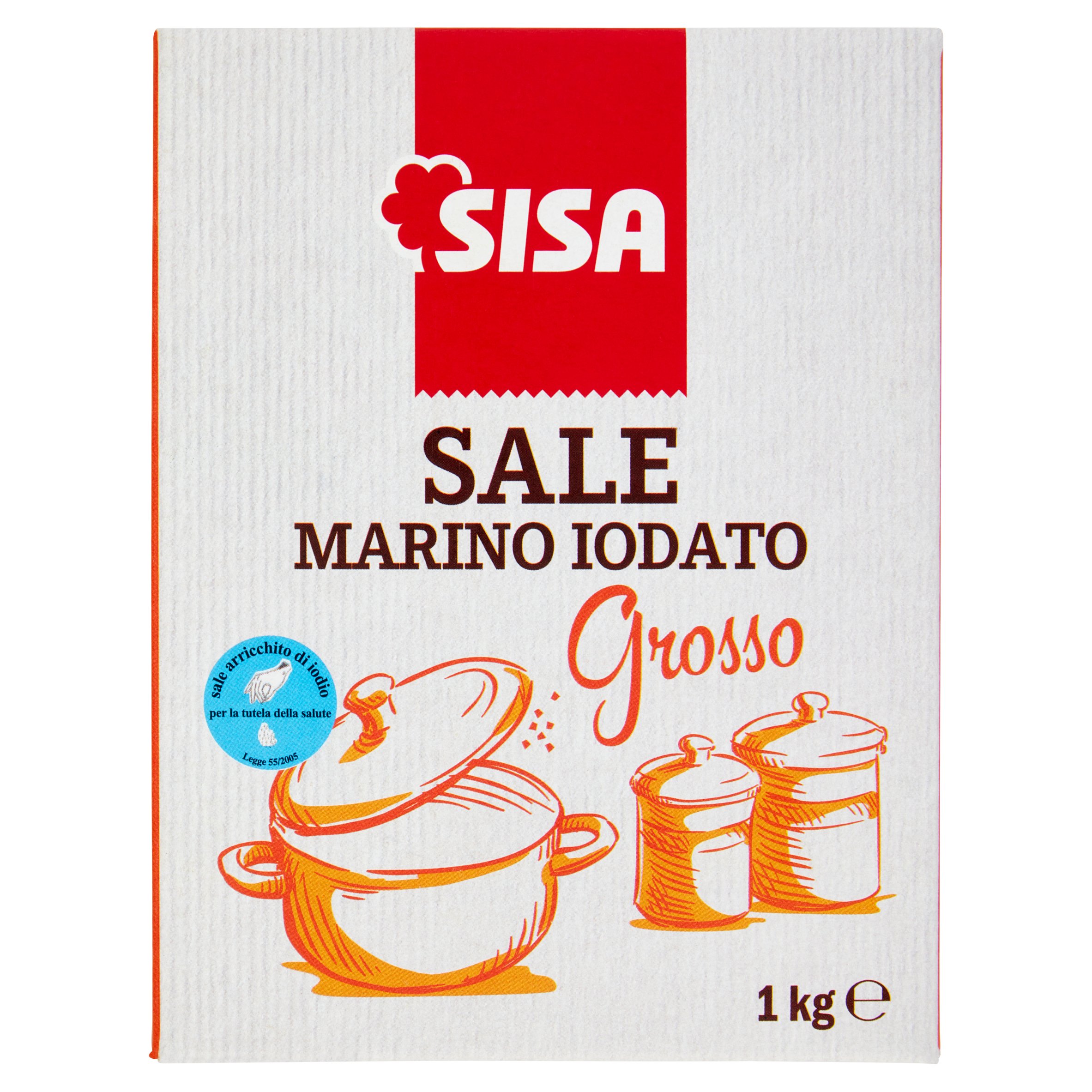 Sisa Sale Marino Iodato Grosso 1 kg