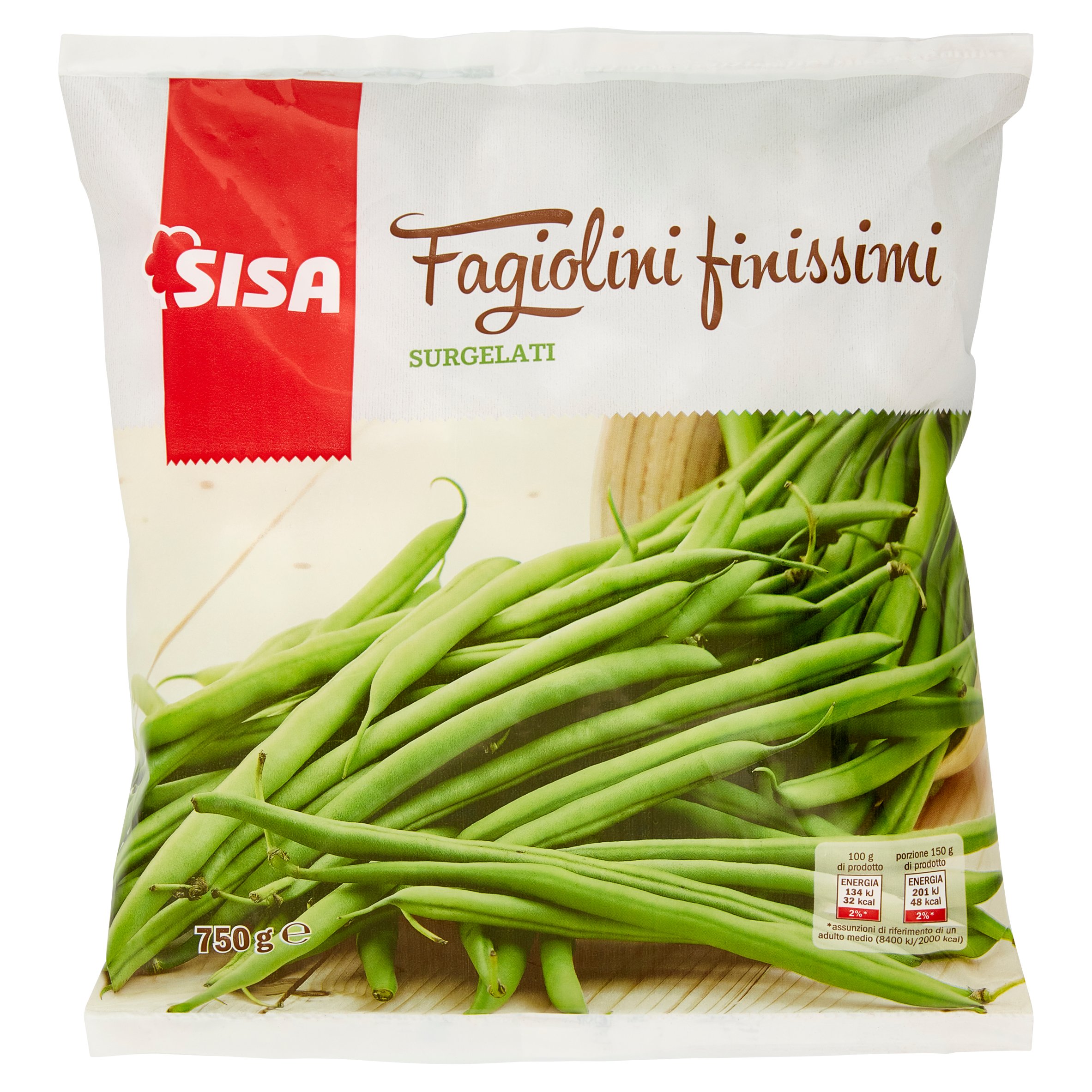 Sisa Fagiolini Finissimi Surgelati 750 g