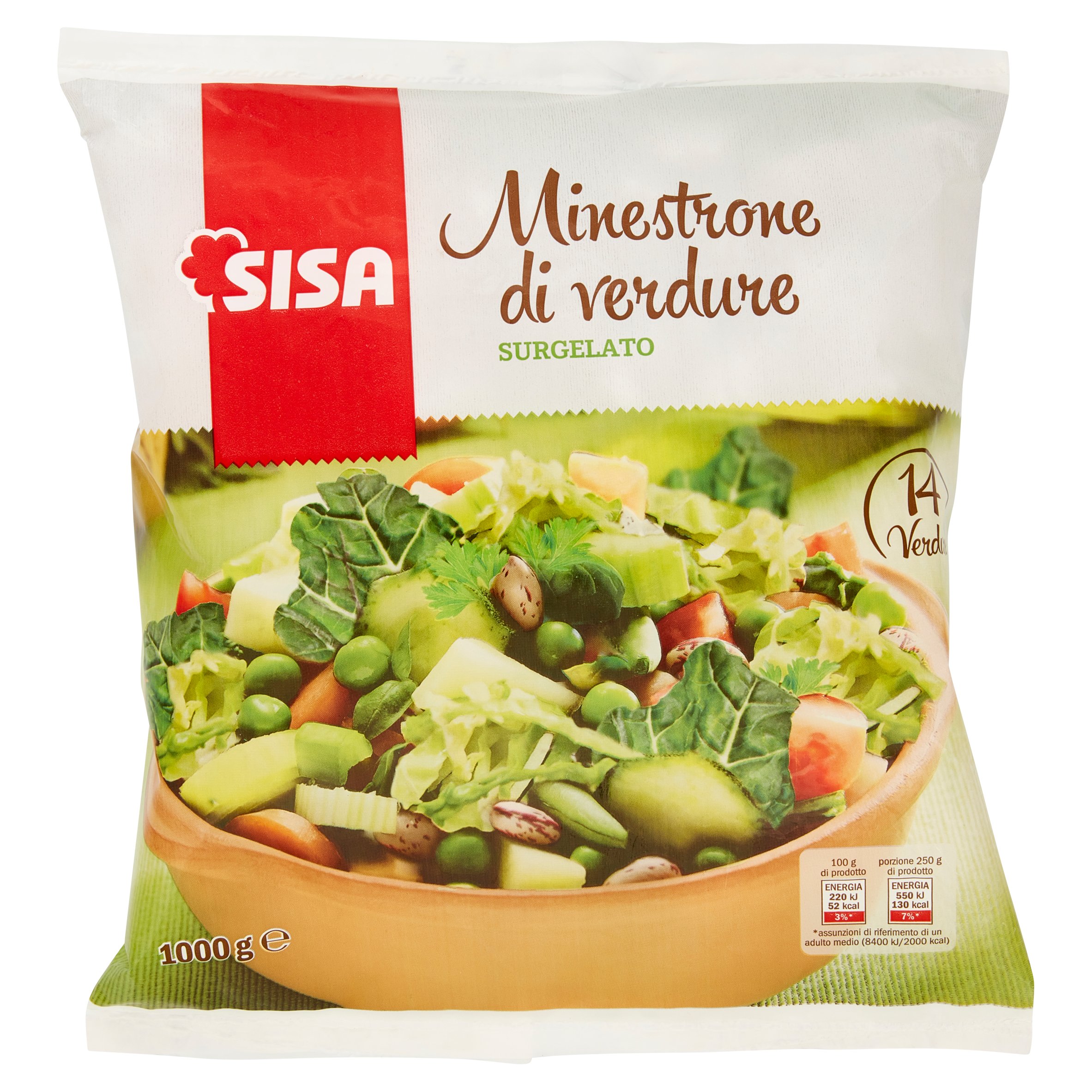 Sisa Minestrone di verdure Surgelato 1000 g