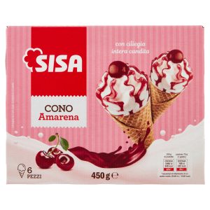 Sisa Cono Amarena 6 x 75 g