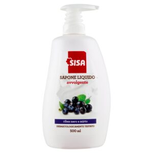 Sisa Sapone Liquido avvolgente ribes nero e mirto 500 ml